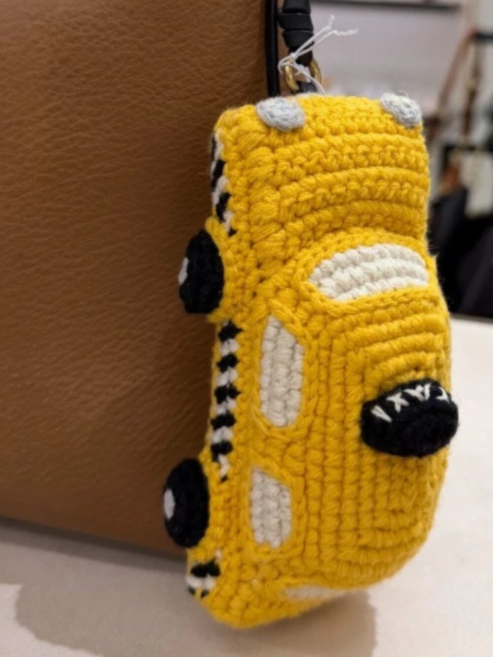 COACH Crochet Taxi Bag Charm CFU26